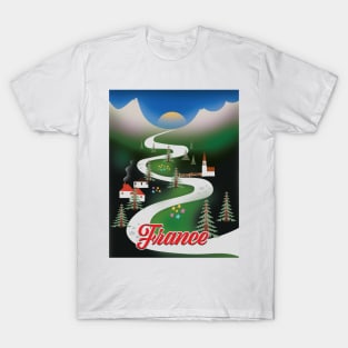 France vintage style travel poster T-Shirt